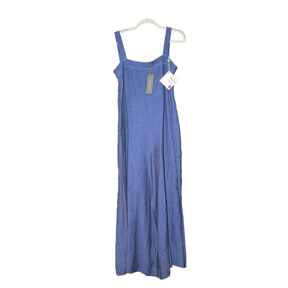 Brian Dales Women's Blue Sleeveless Denim Jumpsuit Size 44 IT – New with Tags
